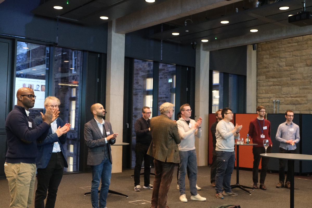 Guests at ECFI drinks reception