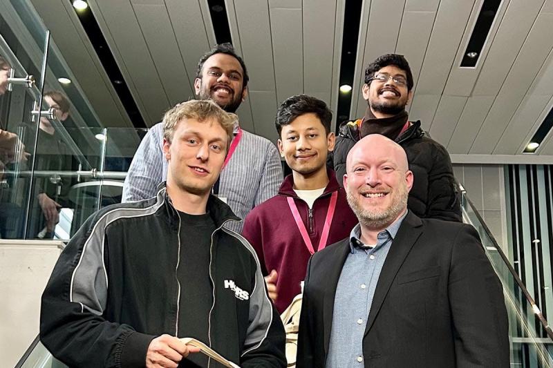 Hackathon winning team:  Sidhanth Thalanki Mukesh, Saurabh Mallik, Abhishek Shrestha, Lukas Gauch, Ian Golden